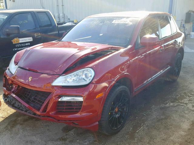 WP1AC29P99LA81565 - 2009 PORSCHE CAYENNE TU RED photo 2