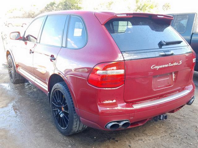 WP1AC29P99LA81565 - 2009 PORSCHE CAYENNE TU RED photo 3