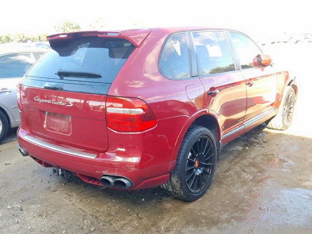 WP1AC29P99LA81565 - 2009 PORSCHE CAYENNE TU RED photo 4