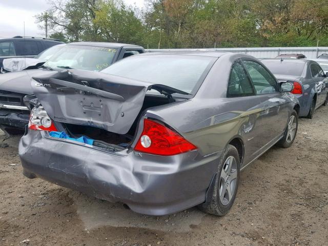 1HGEM22034L054921 - 2004 HONDA CIVIC EX SILVER photo 4