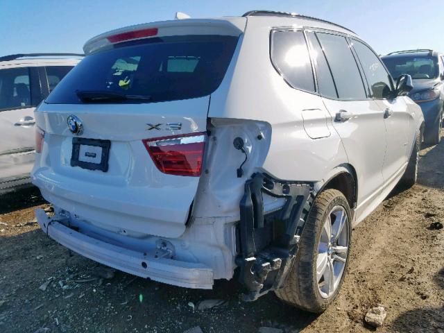 5UXWX7C52DL979934 - 2013 BMW X3 XDRIVE3 WHITE photo 4