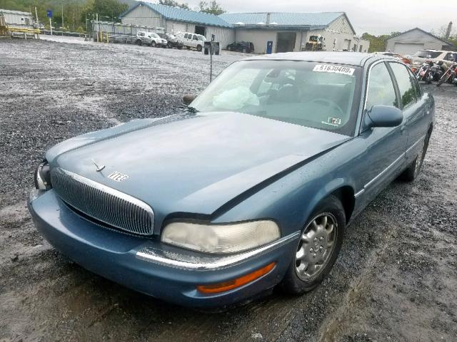 1G4CW54KX14162437 - 2001 BUICK PARK AVENU BLUE photo 2