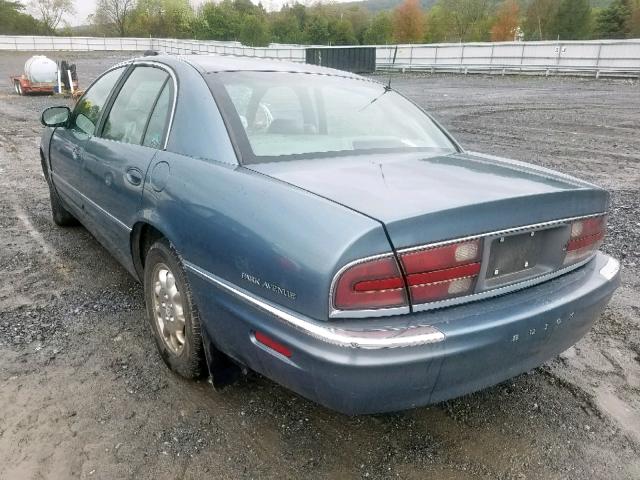 1G4CW54KX14162437 - 2001 BUICK PARK AVENU BLUE photo 3