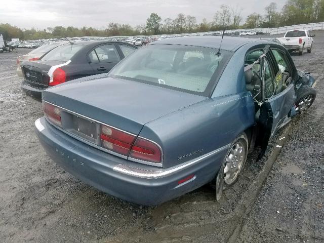 1G4CW54KX14162437 - 2001 BUICK PARK AVENU BLUE photo 4