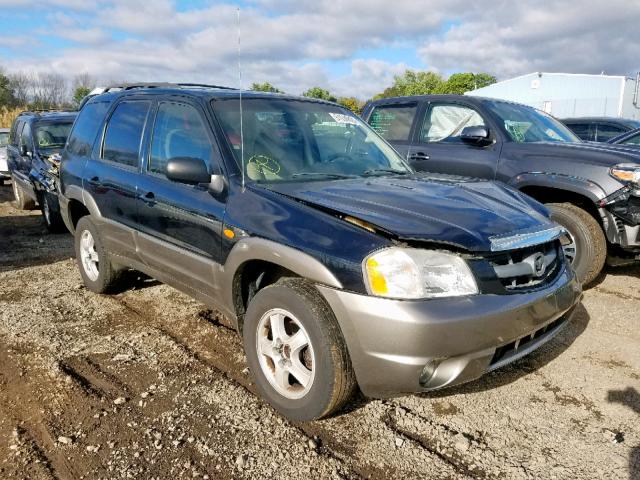 4F2CZ94103KM18660 - 2003 MAZDA TRIBUTE LX BLACK photo 1