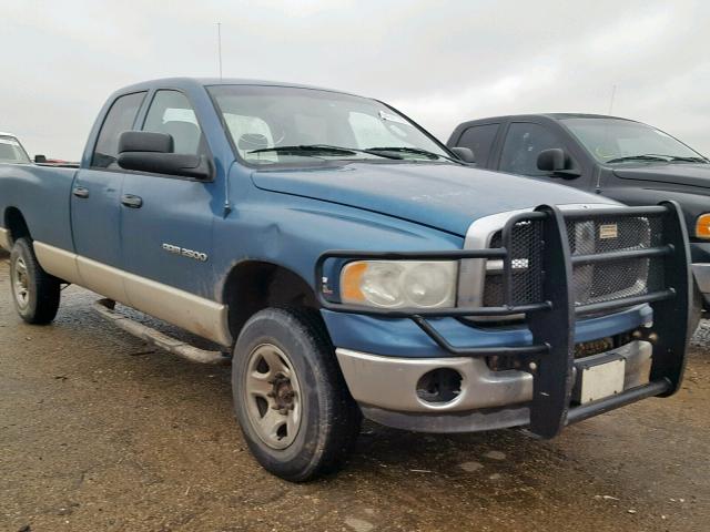 3D7KU28C74G202543 - 2004 DODGE RAM 2500 S BLUE photo 1