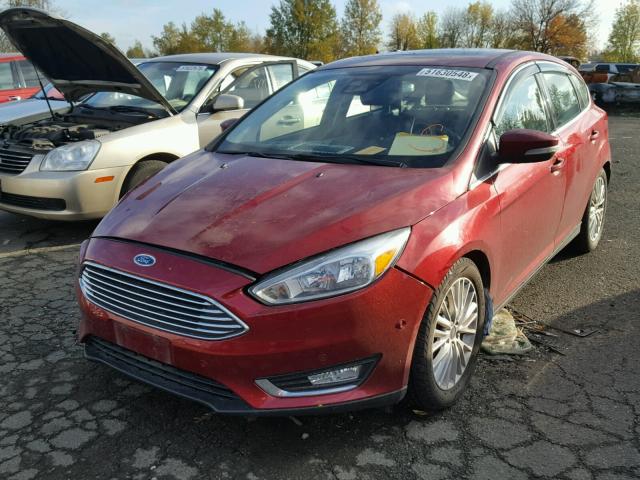 1FADP3N2XFL262260 - 2015 FORD FOCUS TITA RED photo 2