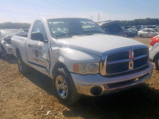 1D7HA16N63J648214 - 2003 DODGE RAM 1500 S WHITE photo 1