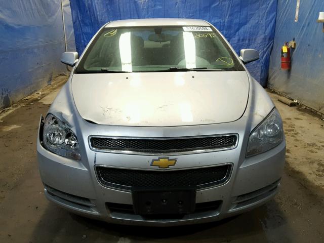 1G1ZC5E18BF313853 - 2011 CHEVROLET MALIBU 1LT SILVER photo 9