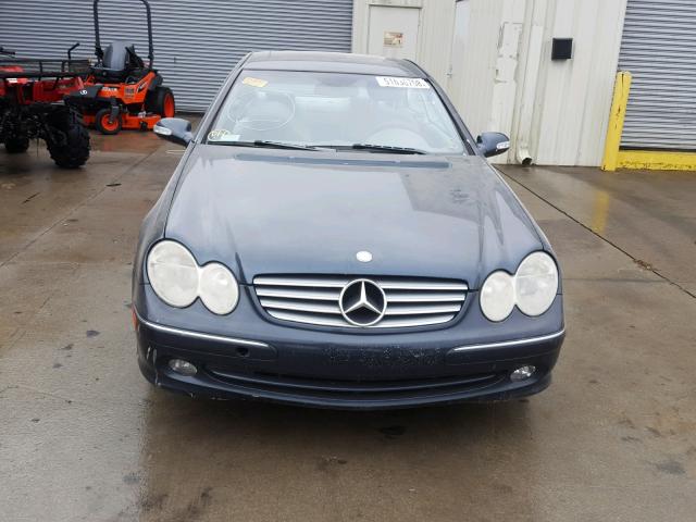 WDBTJ65J73F016615 - 2003 MERCEDES-BENZ CLK 320C BLUE photo 9