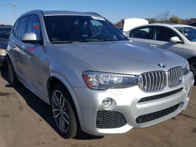 5UXWX9C51F0D51477 - 2015 BMW X3 XDRIVE2 SILVER photo 1