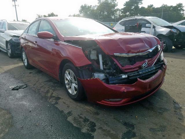 5NPEB4AC6DH564826 - 2013 HYUNDAI SONATA GLS RED photo 1