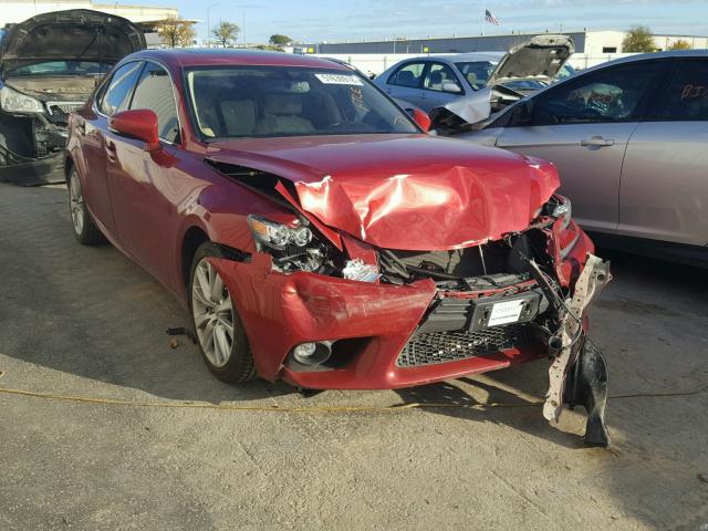 JTHCF1D26F5020311 - 2015 LEXUS IS 250 RED photo 1