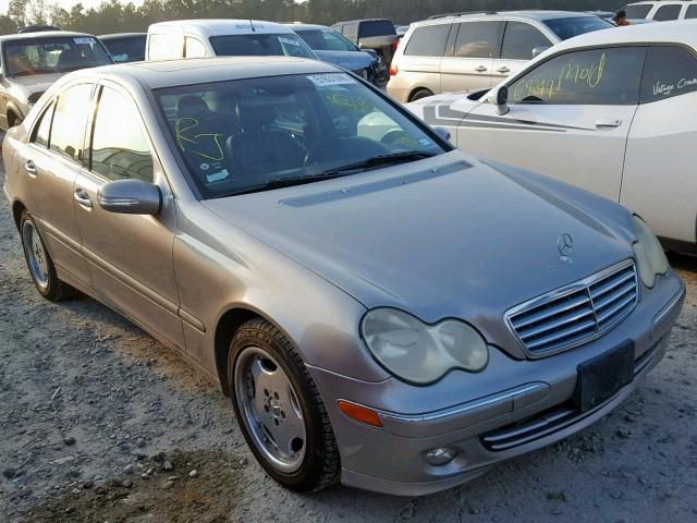 WDBRF61JX5A683924 - 2005 MERCEDES-BENZ C 240 GRAY photo 1