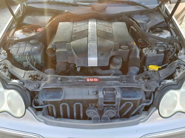 WDBRF61JX5A683924 - 2005 MERCEDES-BENZ C 240 GRAY photo 7