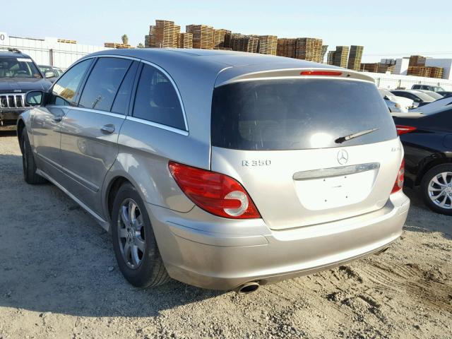 4JGCB65E46A033483 - 2006 MERCEDES-BENZ R 350 TAN photo 3