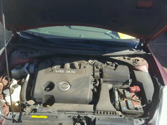 1N4BL2AP9AC103107 - 2010 NISSAN ALTIMA SR MAROON photo 7