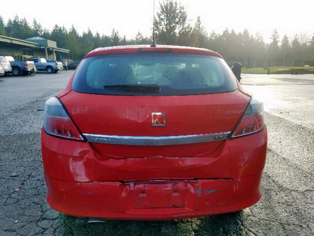 W08AT271685038751 - 2008 SATURN ASTRA XR RED photo 9