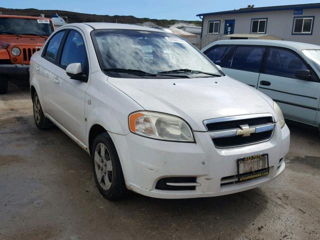 KL1TD56677B120099 - 2007 CHEVROLET AVEO BASE Ağ foto 1