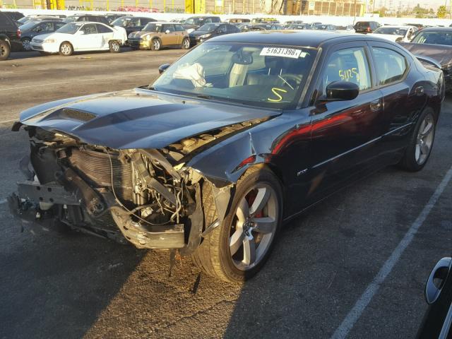 2B3LA73W47H652338 - 2007 DODGE CHARGER SR BLACK photo 2