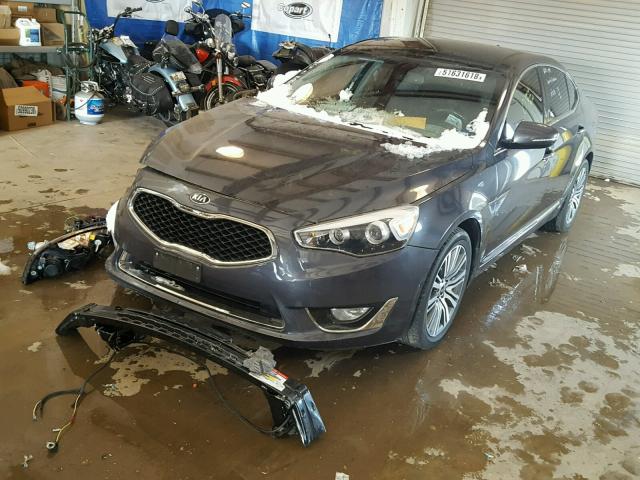 KNALN4D79G5218865 - 2016 KIA CADENZA LU GRAY photo 2