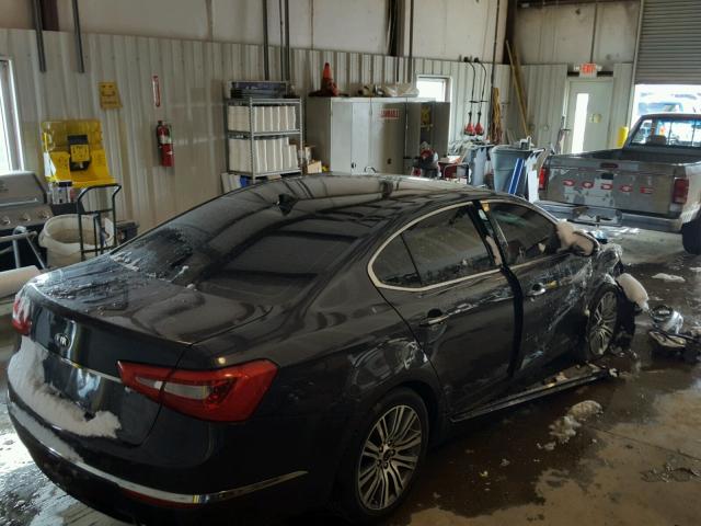 KNALN4D79G5218865 - 2016 KIA CADENZA LU GRAY photo 4