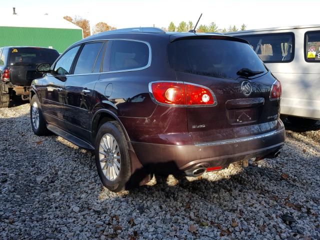 5GAEV23768J268120 - 2008 BUICK ENCLAVE CX PURPLE photo 3