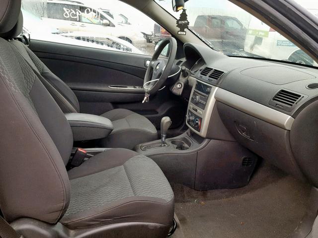 1G1AL15F077386766 - 2007 CHEVROLET COBALT LT BLACK photo 5