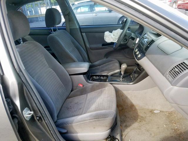4T1BE32K25U612710 - 2005 TOYOTA CAMRY LE GRAY photo 5