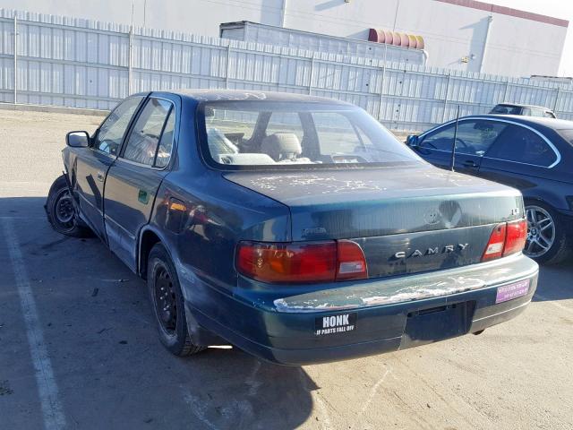 JT2BG12K3T0384619 - 1996 TOYOTA CAMRY DX GREEN photo 3