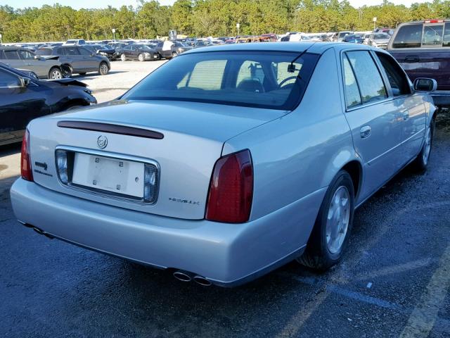 1G6KD54YX2U150996 - 2002 CADILLAC DEVILLE SILVER photo 4