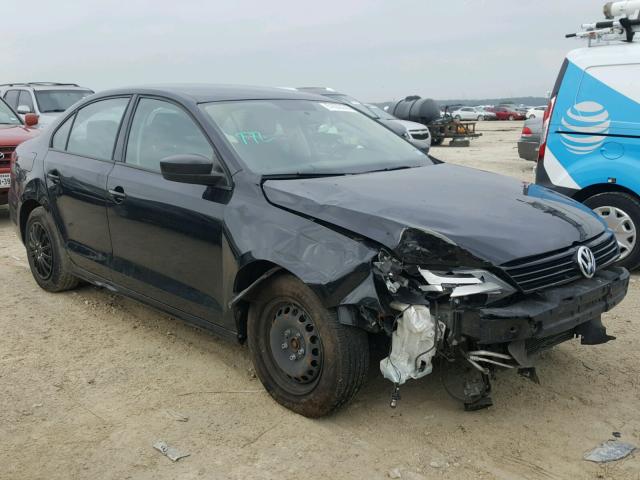 3VW1K7AJ4DM253773 - 2013 VOLKSWAGEN JETTA BASE BLACK photo 1