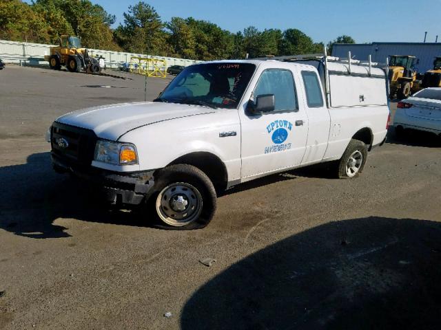 1FTKR1EDXAPA74485 - 2010 FORD RANGER SUP WHITE photo 2