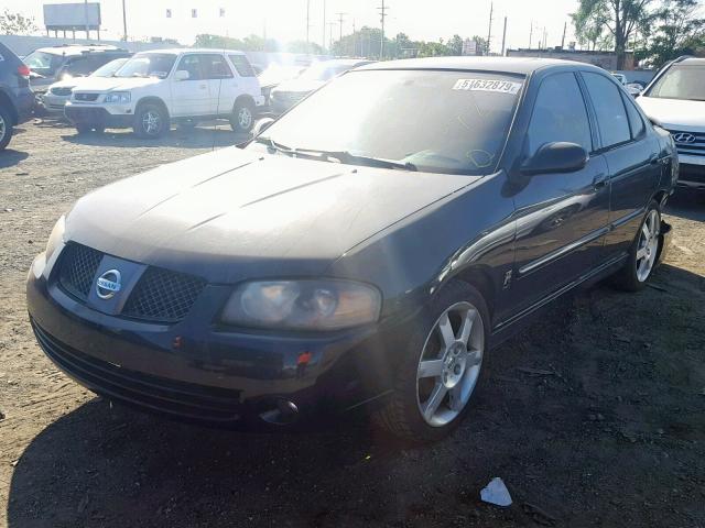 3N1AB51D26L619999 - 2006 NISSAN SENTRA SE- BLACK photo 2