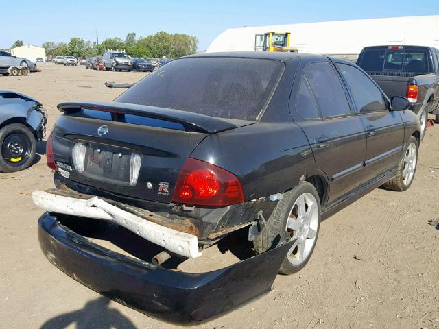 3N1AB51D26L619999 - 2006 NISSAN SENTRA SE- BLACK photo 4