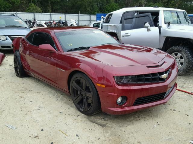 2G1FK1EJ4A9142587 - 2010 CHEVROLET CAMARO SS MAROON photo 1