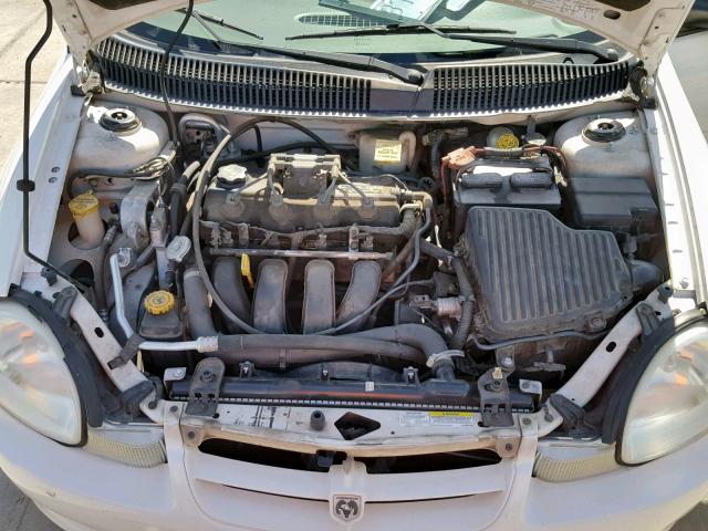 1B3ES56C22D658642 - 2002 DODGE NEON ES WHITE photo 7