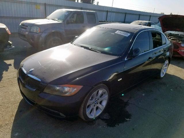 WBAVB33566KR78909 - 2006 BMW 330 I BLACK photo 2