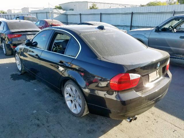 WBAVB33566KR78909 - 2006 BMW 330 I BLACK photo 3