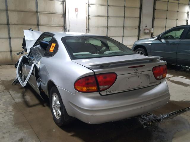 1G3NL12EX4C193600 - 2004 OLDSMOBILE ALERO GL SILVER photo 3