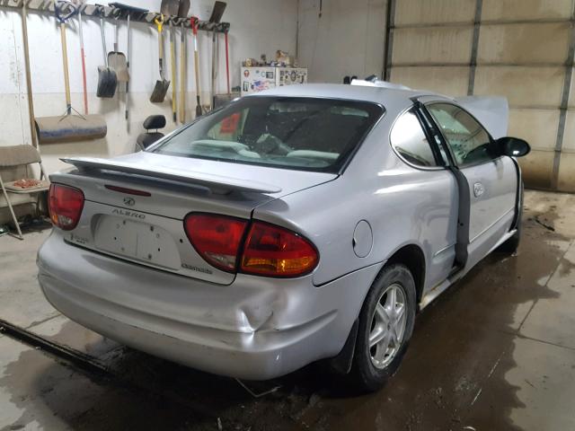 1G3NL12EX4C193600 - 2004 OLDSMOBILE ALERO GL SILVER photo 4