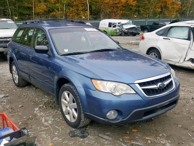 4S4BP61C387322405 - 2008 SUBARU OUTBACK 2. BLUE photo 1