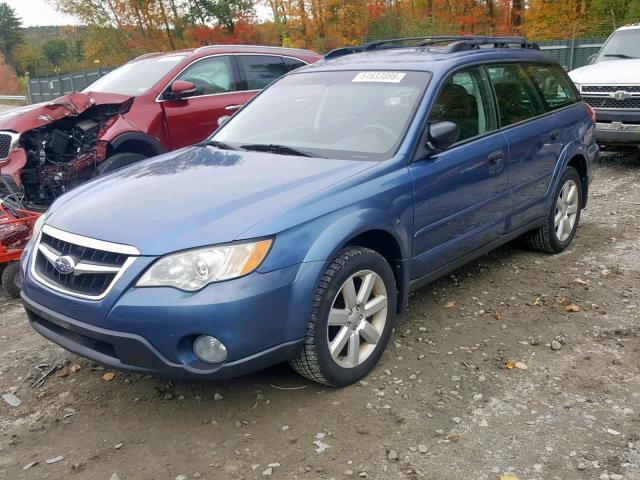 4S4BP61C387322405 - 2008 SUBARU OUTBACK 2. BLUE photo 2