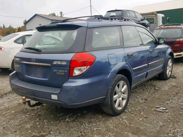 4S4BP61C387322405 - 2008 SUBARU OUTBACK 2. BLUE photo 4