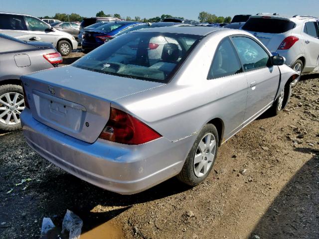 1HGEM22922L027723 - 2002 HONDA CIVIC EX SILVER photo 4