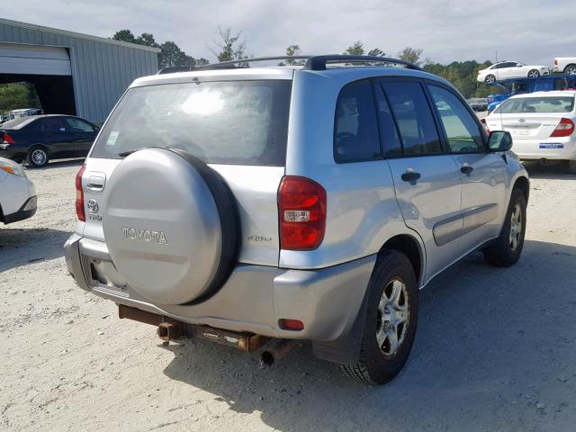 JTEHD20VX56032310 - 2005 TOYOTA RAV4 SILVER photo 4