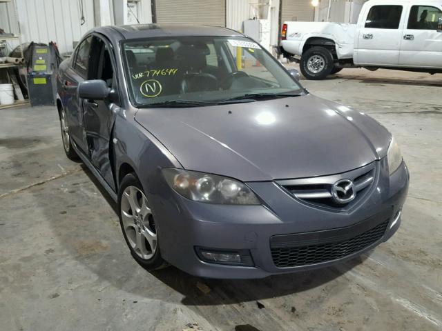 JM1BK323881774644 - 2008 MAZDA 3 S GRAY photo 1