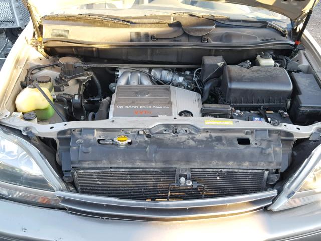 JT6GF10U3X0024526 - 1999 LEXUS RX 300 GOLD photo 7