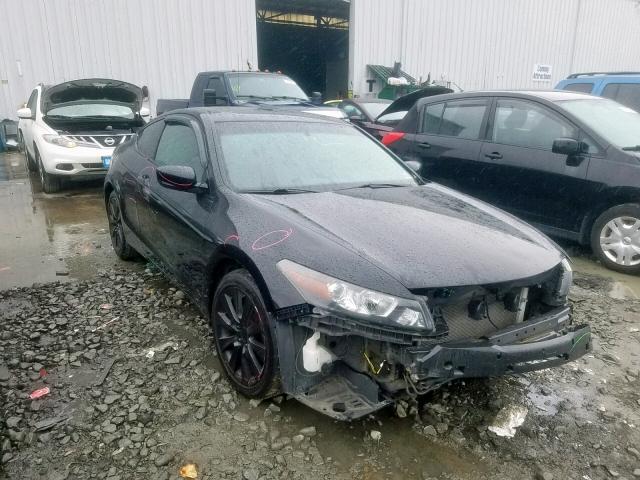 1HGCS22809A011420 - 2009 HONDA ACCORD EXL BLACK photo 1