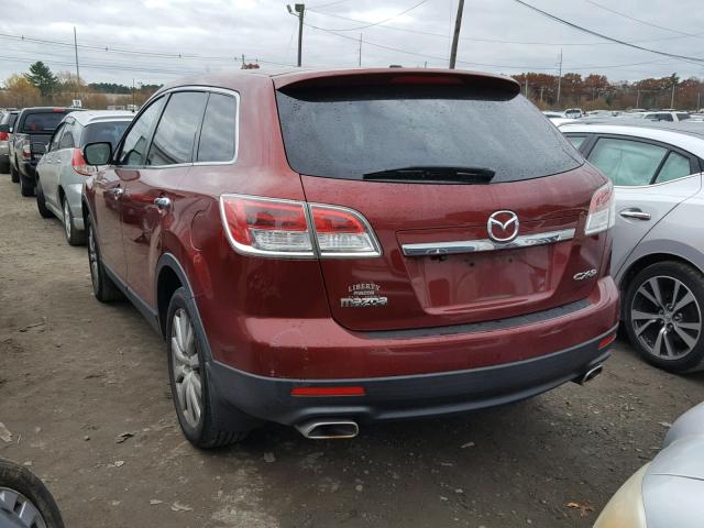 JM3TB38V280158125 - 2008 MAZDA CX-9 MAROON photo 3